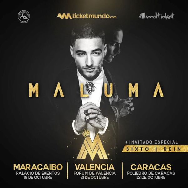 Maluma en el tope de las carteleras musicales como antesala a sus