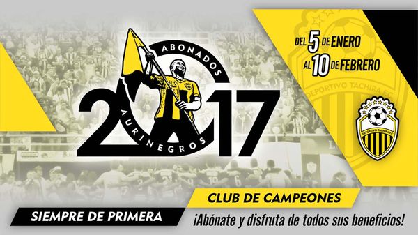 MSC Noticias - FONDO_ROTADOR_ABONOS_2017_2 FC DT Tachira Futbol 
