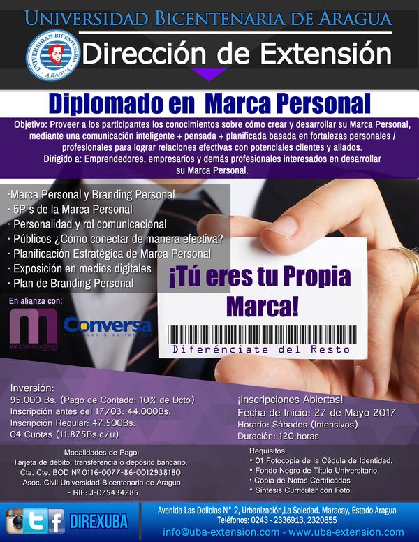 MSC Noticias - Flyer-Marca-Personal Cursos y Seminarios Grupo MM Com 