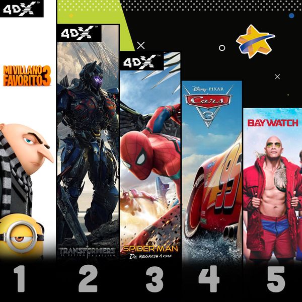 MSC Noticias - CINEX_TOP5_FB_IG Cine Cinex Com 