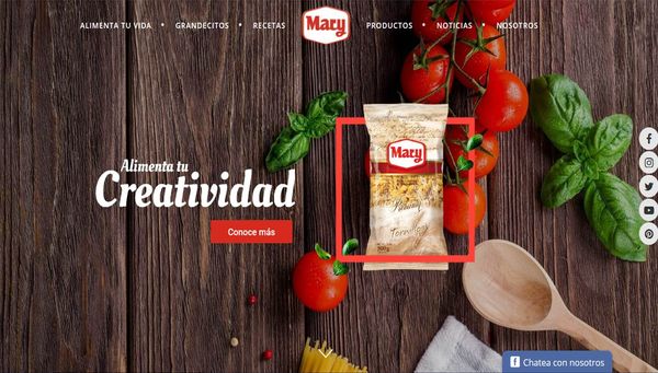 MSC Noticias - Página-web-Alimentos-Mary Creatividad & Media Gastronomía 