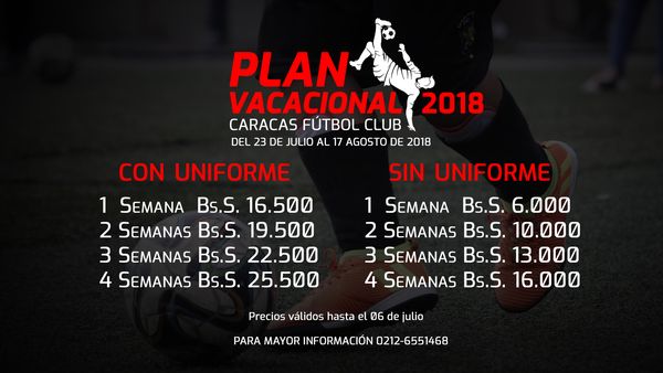 MSC Noticias - 2-Plan-Vacacional FC CCS Futbol Club Futbol Noticia de la Semana 