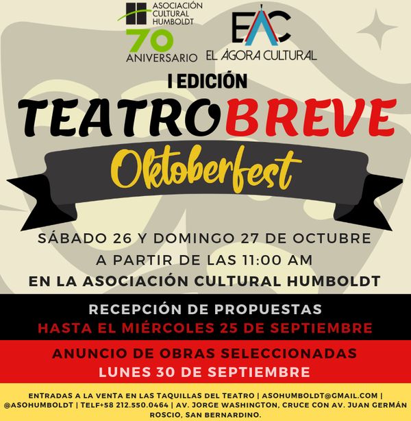 MSC Noticias - Flyer-1-Teatro-Breve-Oktoberfest Agencias Com y Pub Teatro 