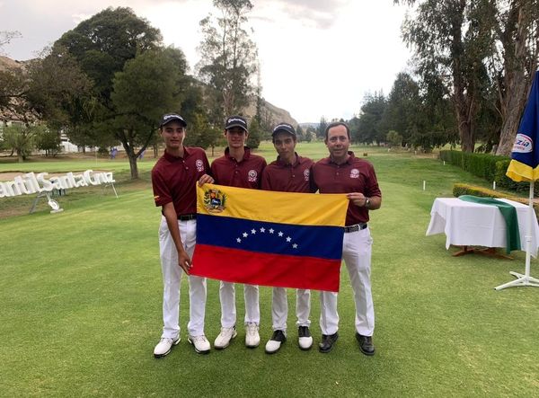 MSC Noticias - El-delegado-Rafael-Barrios-De-Jongh-con-el-equipo-campeón-sudamericano-prejuvenil-2019 FVG Prensa Golf 