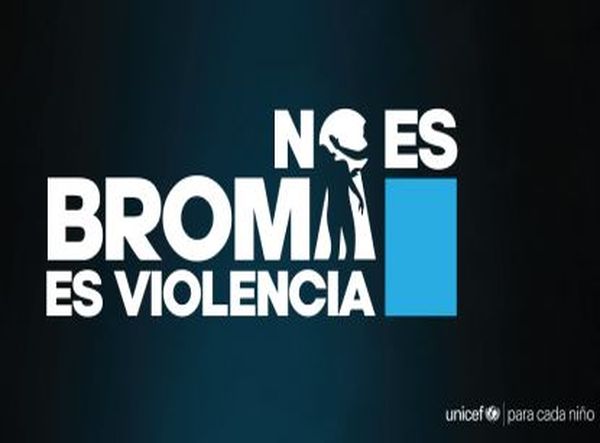 MSC Noticias - NO-ES-BROMA-ES-VIOLENCIA-FONDO-AZUL-TWITTER-LOGO-UNICEF-1 RSE 