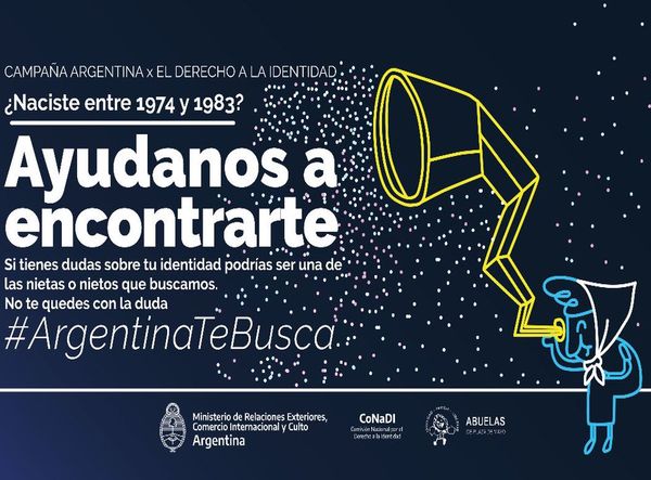MSC Noticias - Campana-Internacional-por-el-Derecho-a-la-Identidad-ArgentinaTeBusca Arte y Cultura 