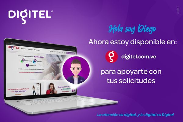 MSC Noticias - Diego-en-la-pagina-web-de-Digitel_NDP Tecnología 